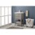 Design Element Group Cara 20  Single Sink Vanity in Gray Perspective: top