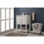 Design Element Group Cara 24  Single Sink Vanity in White Perspective: top