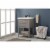 Design Element Group Cara 24  Single Sink Vanity in Gray Perspective: top