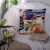 Blue Plate Mayonaise, Barq's and a tomato sandwich Fabric Decorative Pillow Perspective: top