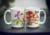 Carolines Treasures 6042CM15 Flower Coffee Mug 15 oz Perspective: top