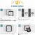 Ownpets Pet Dog Cat Small Screen Locking Flap Door Magnetic Automatic Slide Protector Perspective: top