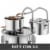 3 Pot 3 Gallon Water Wine Distiller Moonshine Still Boiler Stainless Perspective: top