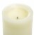 Inglow Flameless Real Wax LED Pillar Candle - Cream Perspective: top