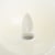 Mirage Flameless LED Wax Pillar Candle - Cream Perspective: top