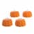 Inglow Wax Dipped LED Mini Pumpkin Tea Lights - Orange Perspective: top