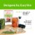 Nourished Essentials 4-Pack Fermenting Weights for Pickling & Canning Perspective: top