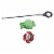 Hasbro Beyblade Burst Turbo SlingShock Wonder Z Achilles A4 Top & Launcher Perspective: top