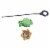 Hasbro Beyblade Burst Turbo SlingShock Sphinx S4 Battling Top & Launcher Perspective: top