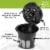 2-Pack Cafe Supreme Reusable K Cup For Keurig K-supreme Multistream Coffee Brewer By Perfect Perspective: top