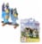 Bluey Skateboard Action Figure 2 Pack | Bluey & Bandit Perspective: top