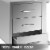 Bbq Door Triple Drawer Combo 38.1 W X 22.6 H Outdoor Kitchen Bbq Grill Storage Perspective: top