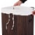 Slickblue Rectangle Hamper Laundry Basket Washing Cloth Bin Storage Bag Perspective: top