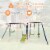 Slickblue 7-in-1 Stable A-shaped Outdoor Swing Set for Backyard Perspective: top