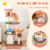 Slickblue 4-In-1 Cat Tree with 2 Condos and Platforms for Indoors Perspective: top