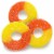 Albanese® Peach Rings Gummy Candy Bag Perspective: top