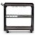 Sherlock Bar Cart in Tobacco Brown and Black Frame Perspective: top