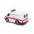 NewRay Die-Cast Mini Pull Back Rescue Vehicle Ambulance Perspective: top