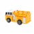 NewRay Die-Cast Mini Pull Back Rescue Vehicle Yellow Fire Truck Perspective: top