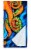 Dawhud Direct Octopus Surfboard Beach Towel for Boys, 30 x60 Perspective: top