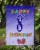 Carolines Treasures CJ1099GF Happy 8th Birthday Garden Flag Perspective: top