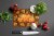 Carolines Treasures PTW2009LCB Pumpkins and Fall Leaves Glass Cutting Board Lar Perspective: top