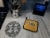Carolines Treasures 8850PTHD Bee on Gold Pair of Pot Holders Perspective: top