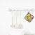 Carolines Treasures  CJ2003-QPTHD Letter Q Floral Mustard and Green Pair of Pot Perspective: top
