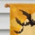 Halloween Wire Haired Dachshund Dapple Flag Canvas House Size Perspective: top