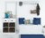 Carolines Treasures  BB5367PW1216 Scallop Shell and Water Canvas Fabric Decorati Perspective: top