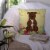 Easter Eggs Staffordshire Bull Terrier Chocolate Fabric Decorative Pillow Perspective: top