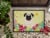Carolines Treasures  BB6004MAT Easter Eggs Pug Cream Indoor or Outdoor Mat 18x27 Perspective: top