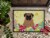 Carolines Treasures BB6005MAT Easter Eggs Pug Brown Doormat 18x27 Perspective: top