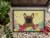 Easter Eggs French Bulldog Brown Indoor or Outdoor Mat 18x27 Perspective: top