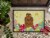 Carolines Treasures BB6086MAT Easter Eggs Shih Tzu Silver Chocolate Doormat 18x Perspective: top