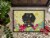 Easter Eggs Wire Haired Dachshund Dapple Indoor or Outdoor Mat 18x27 Perspective: top