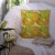 Watercolor Limes and Oranges Citrus Fabric Decorative Pillow Perspective: top