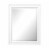 KBC Napa 28  Solid Wood Wall Mirror w/ Beveled Glass in White Perspective: top