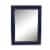 KBC Napa 28  Solid Wood Wall Mirror w/ Beveled Glass in Royal Blue Perspective: top