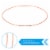 PATIKIL 10pcs Dream Catcher Rings, Metal Macrame Wreath Floral Round Ring Hoop Perspective: top