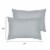 uxcell Set of 2 Satin Pillow Cases Envelope Closure Perspective: top