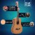 Hola! Music 36 Inch Beginner Acoustic Guitar Set for Kids Ages 8 to 12, Natural Perspective: top