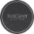 Tuscany Color Splash Collection Scented Jar Candle - Deepwater Coral Perspective: top