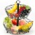 Kitcheniva Countertop Fruit Basket Stand - 2 Tier Perspective: top
