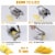 Kitcheniva Stainless Steel French Fry Cutter 2 Blades Perspective: top