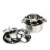 Kitcheniva Nonstick Stainless Steel Pots And Pans Cookware Set Perspective: top