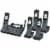 DECT 6.0 Connect-to-Cell™ Phone System (5 Handset) Perspective: top