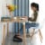 Basicwise Black Triangular Footrest With Soothing Massage Points And Rollers Perspective: top