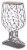 Vintage Decorative Wooden Metal Goblet Shaped Freestanding Wine Rack with Cork Holder Perspective: top