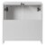 Sink Base Bathroom Vanity Cabinet 2-Door Organizer, Kitchen Storage Cabinet, White Perspective: top